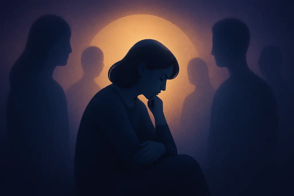 Dream illustration: Feeling invisible to everyone around you