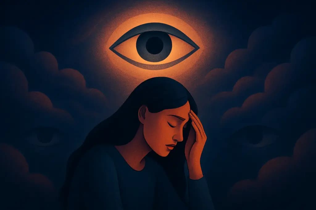Dream illustration: Feeling watched all the time