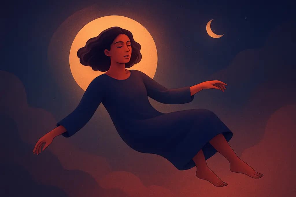 Dream illustration: Feeling weightless while awake