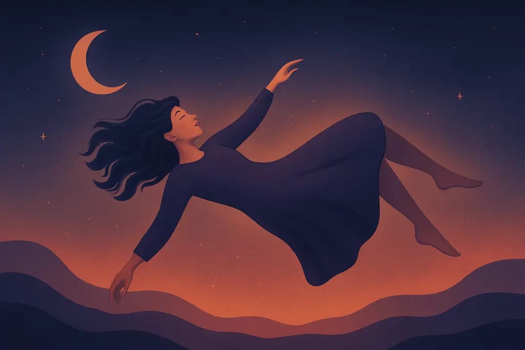 Dream illustration: Feeling weightless