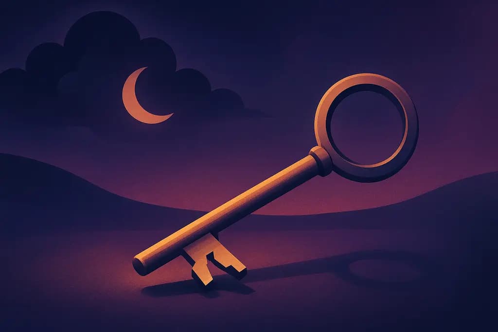 Dream illustration: Finding a broken key