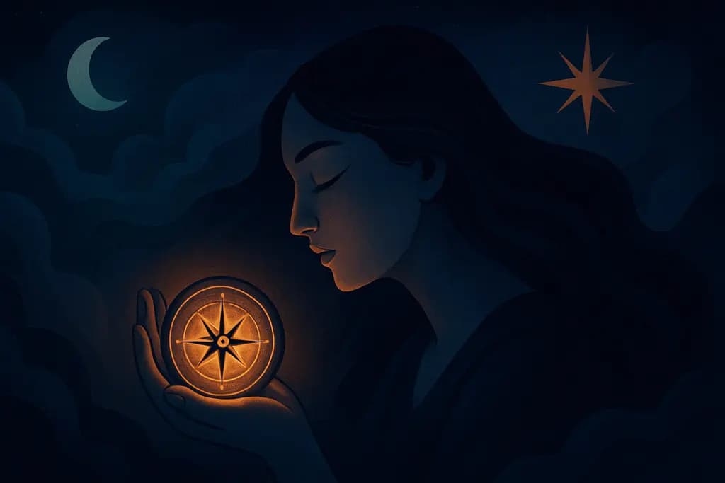 Dream illustration: Finding a compass