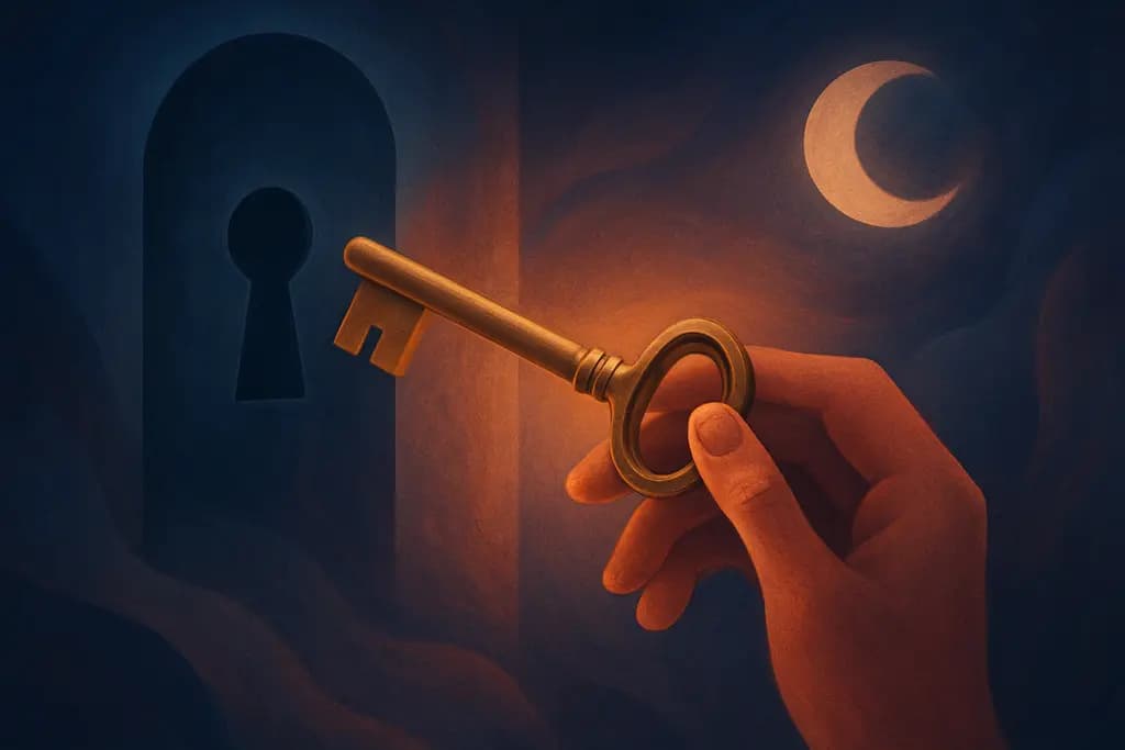Dream illustration: Finding a key that doesn't fit