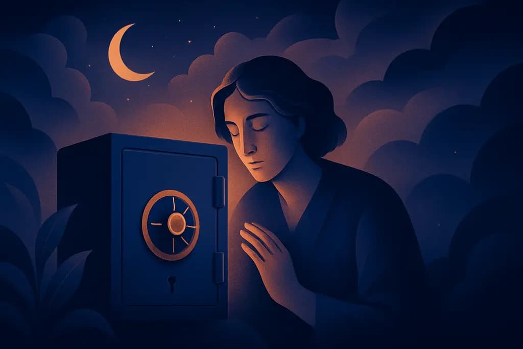 Dream illustration: Finding a locked safe