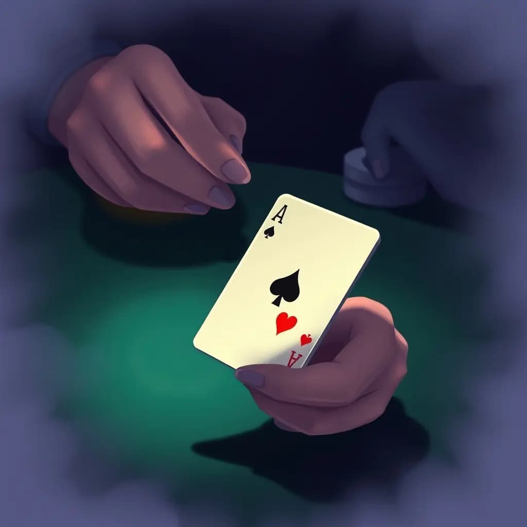 Dream illustration: Finding a marked playing card