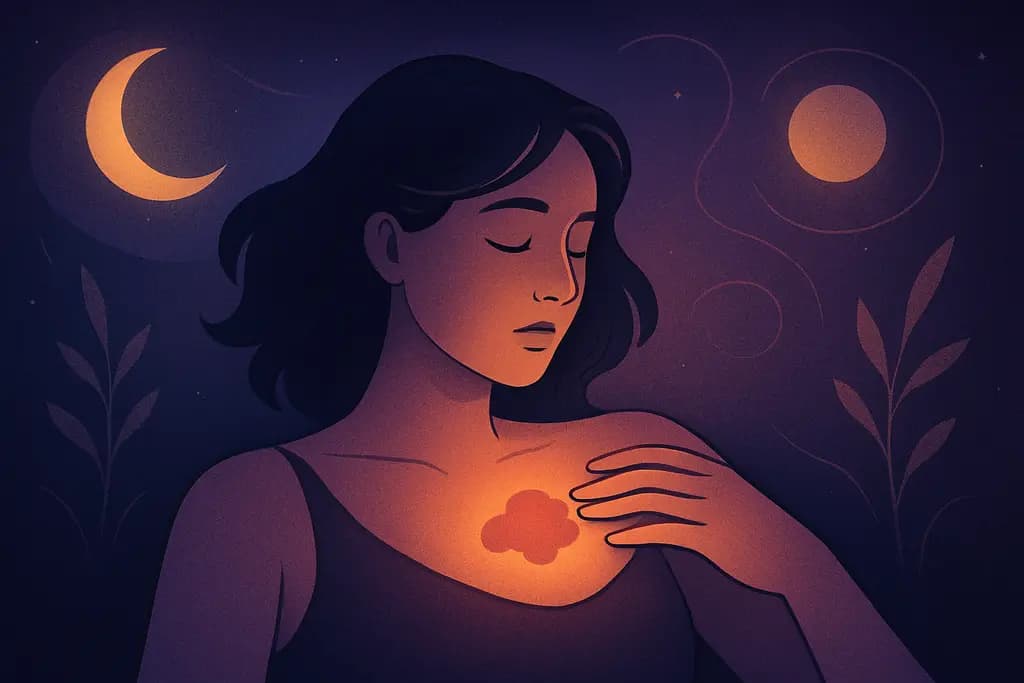 Dream illustration: Finding a moving birthmark