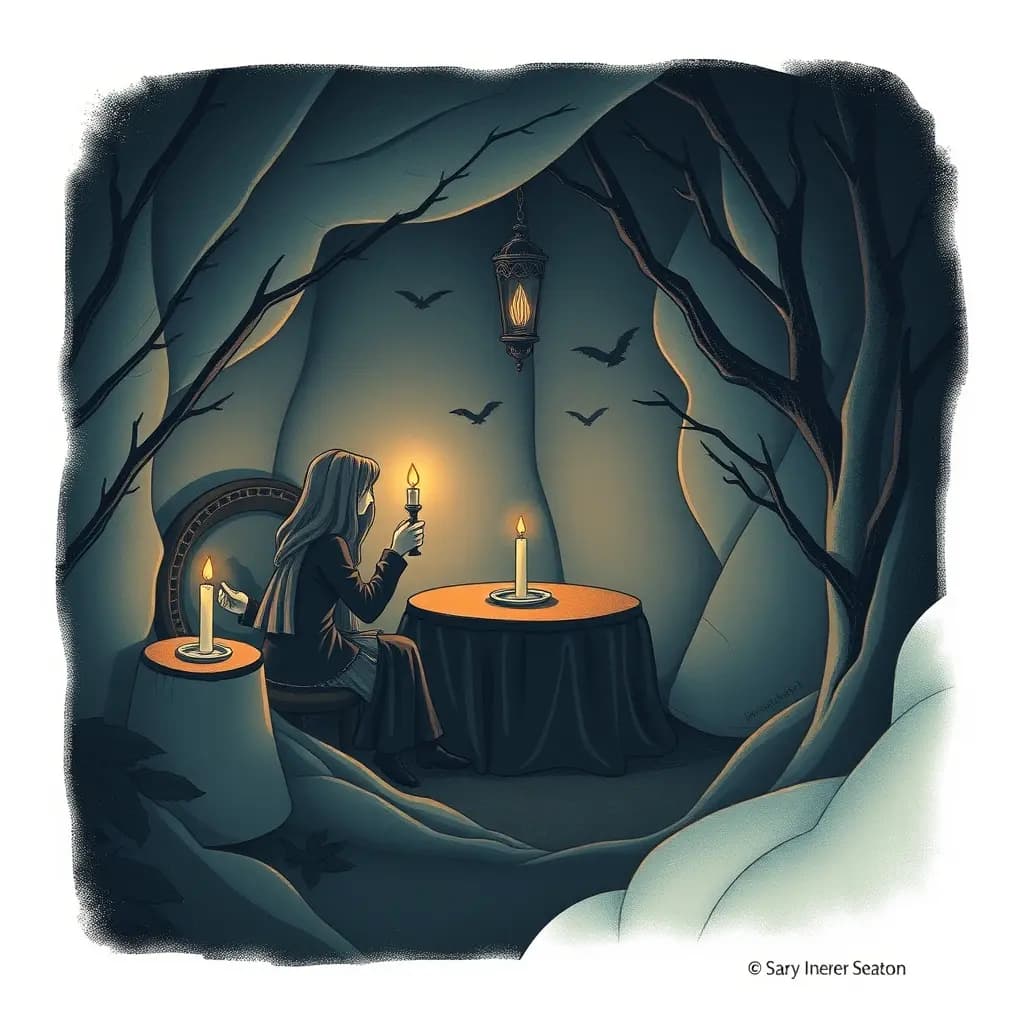 Dream illustration: Finding a secret séance