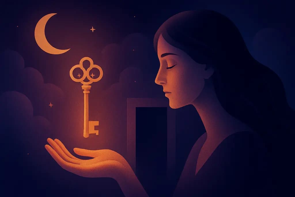 Dream illustration: Finding an Old Key Without a Lock