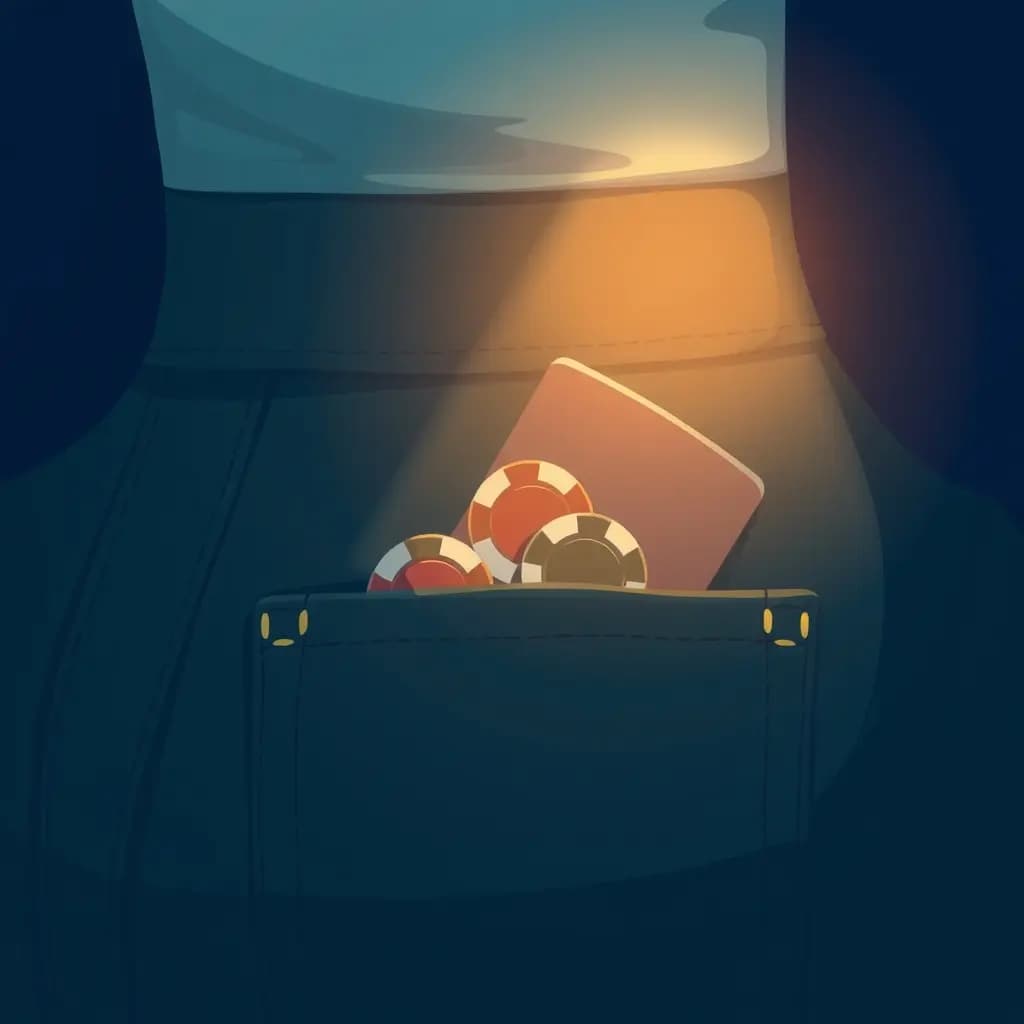 Dream illustration: Finding Casino Chips in Your Pocket