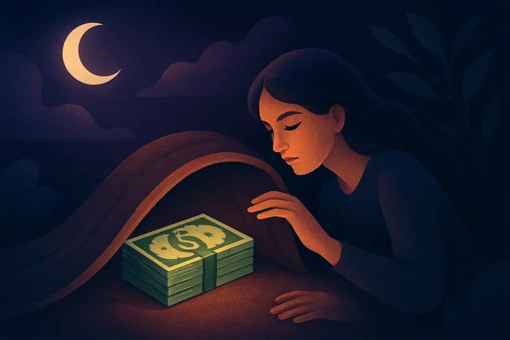 Dream illustration: Finding hidden cash