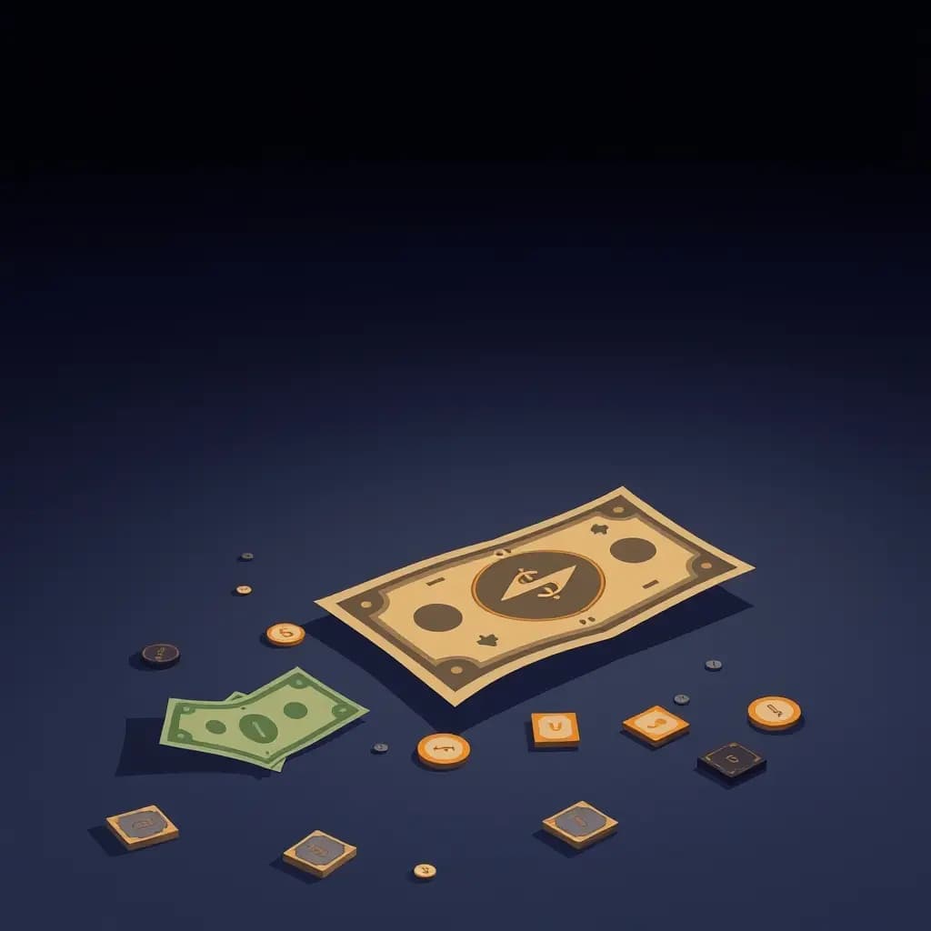 Dream illustration: Finding money on ground