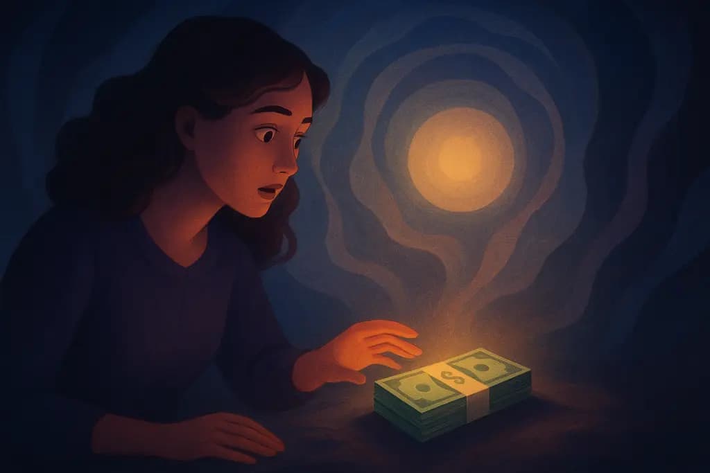 Dream illustration: Finding unexpected money