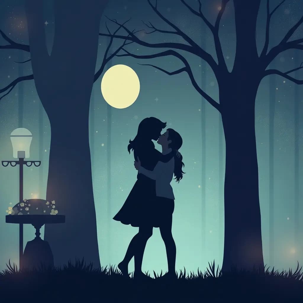 Dream illustration: First kiss