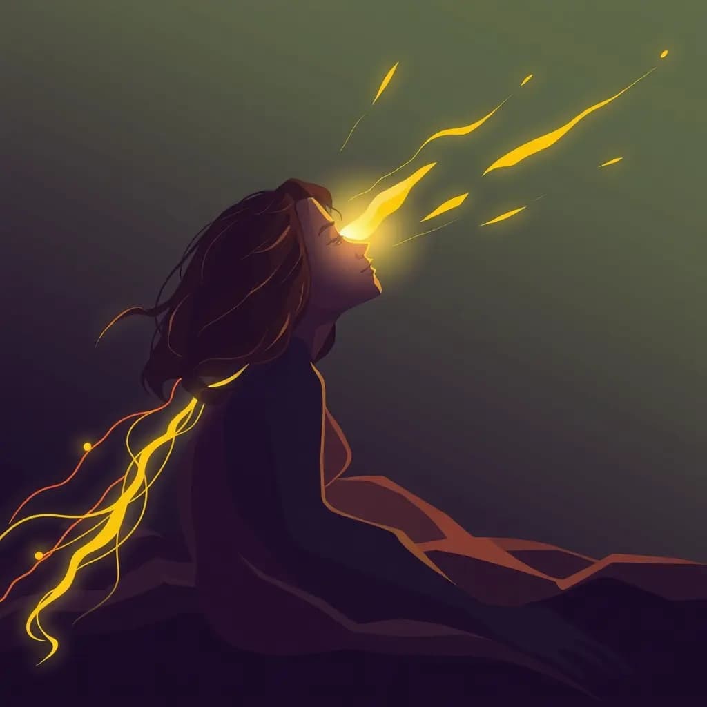 Dream illustration: Flash of gold