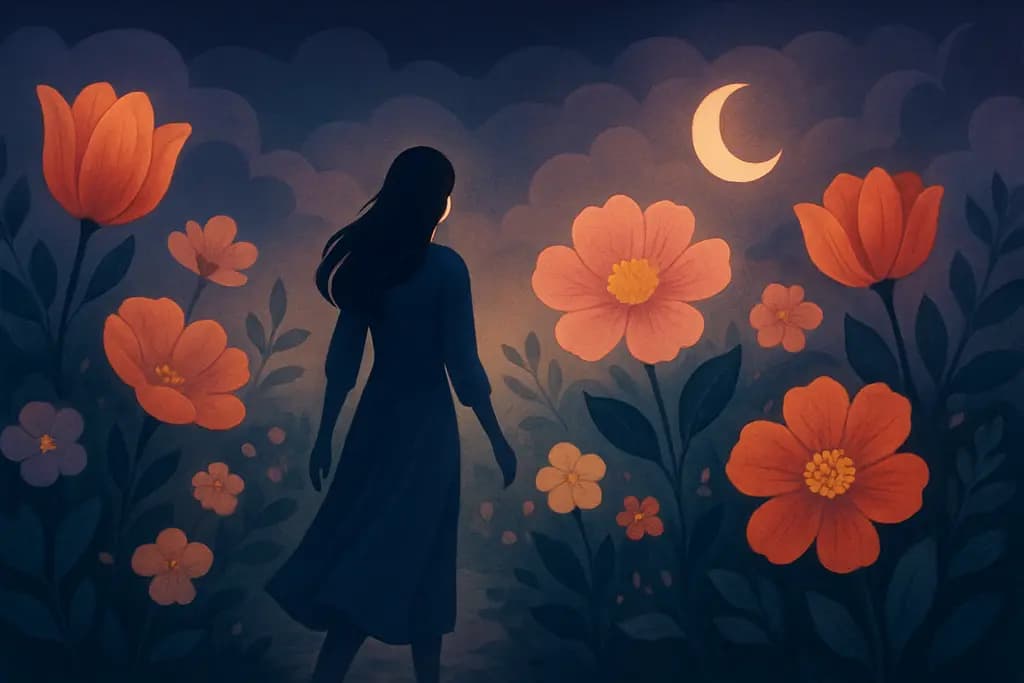 Dream illustration: Flower Garden / Blossoming Flowers