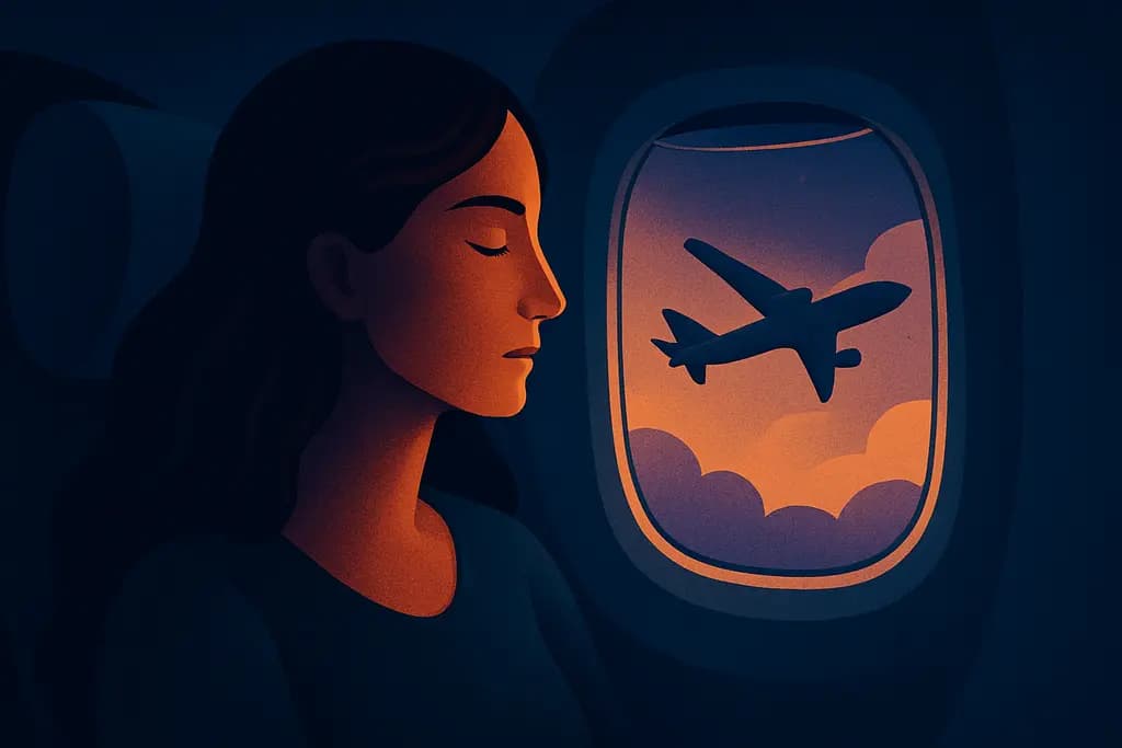Dream illustration: Flying in a Plane