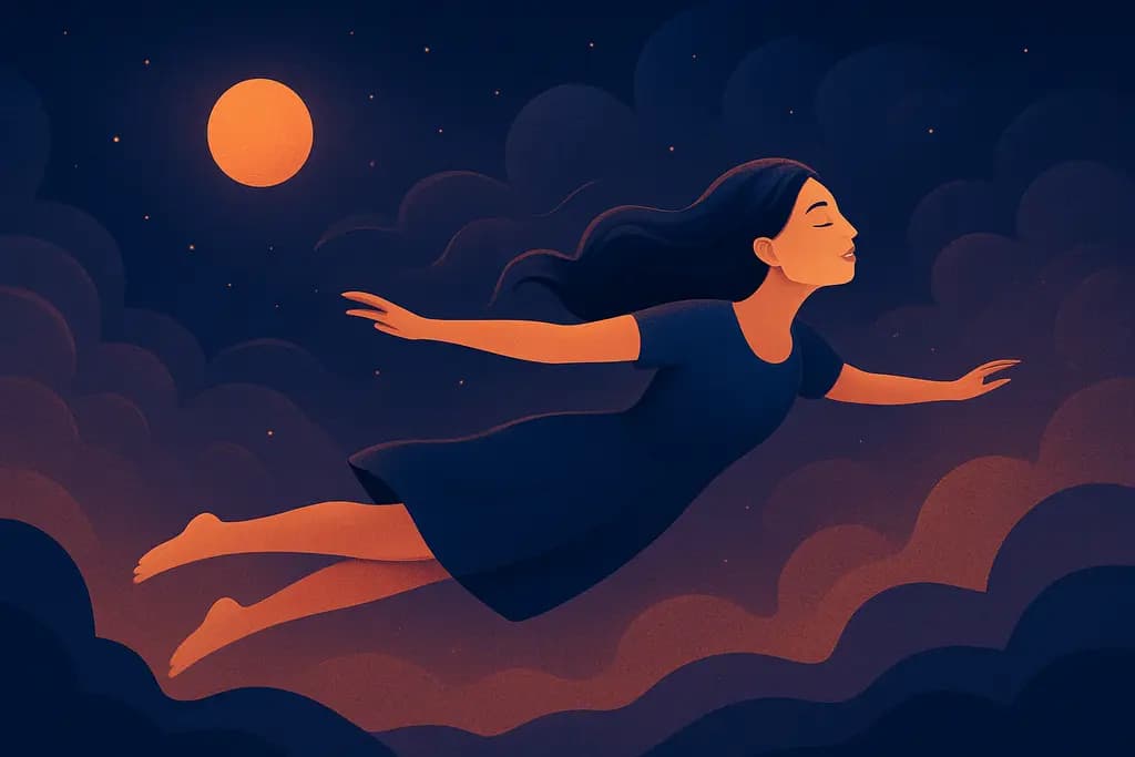 Dream illustration: Flying