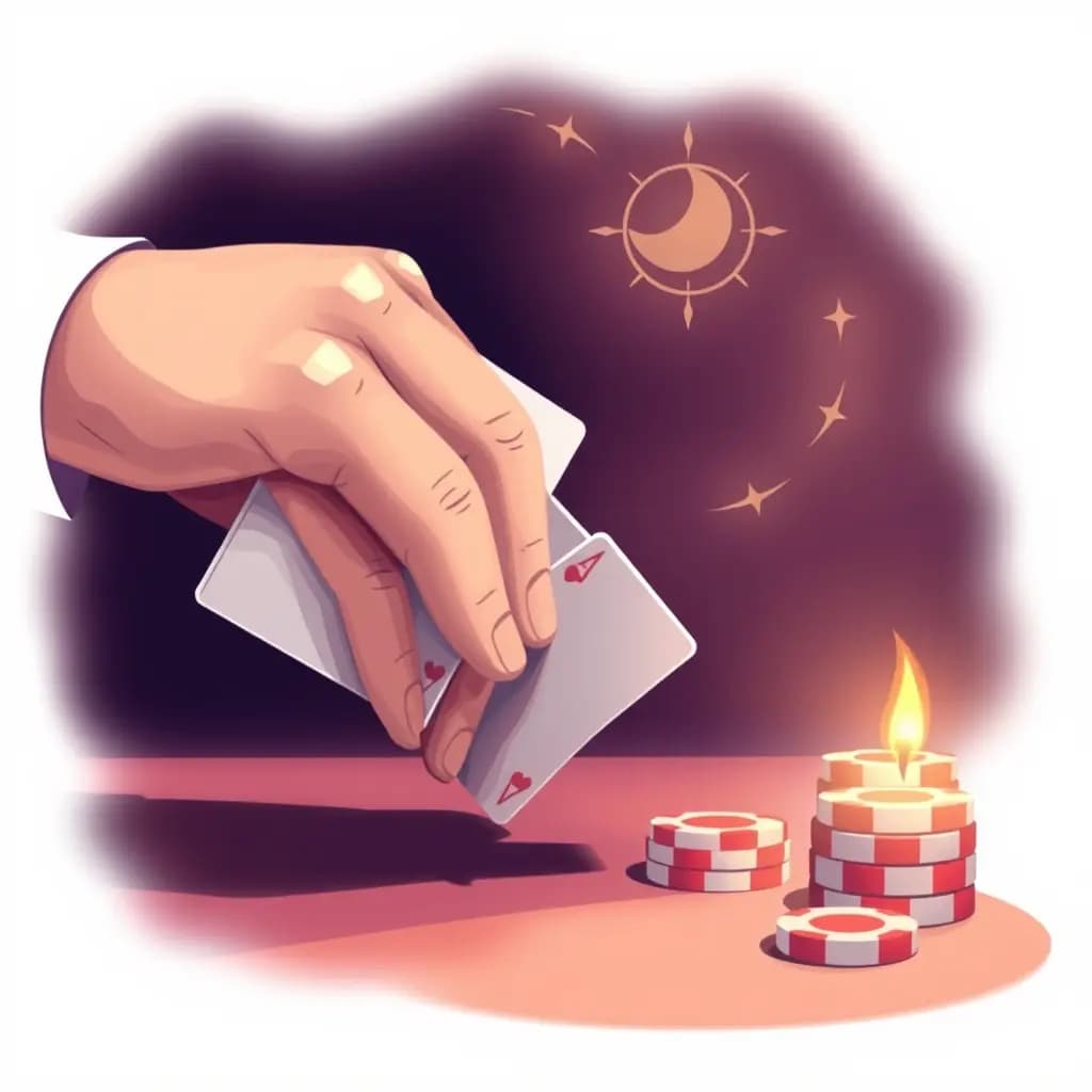 Dream illustration: Folding a Winning Poker Hand