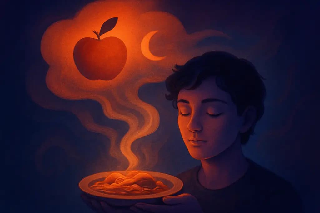 Dream illustration: Food that tastes like vivid memories