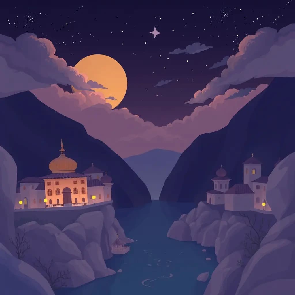Dream illustration: Foreign country