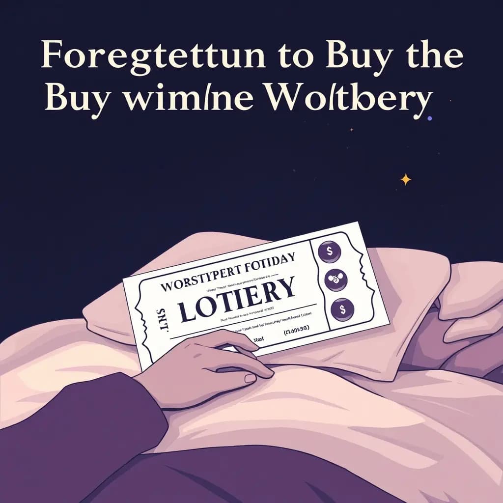 Dream illustration: Forgetting to Buy the Winning Lottery Ticket
