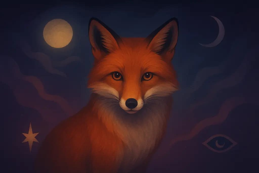 Dream illustration: Fox appearing