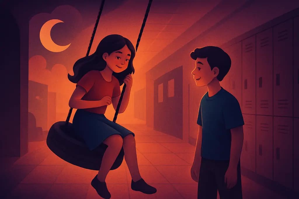 Dream illustration: Friends from Childhood