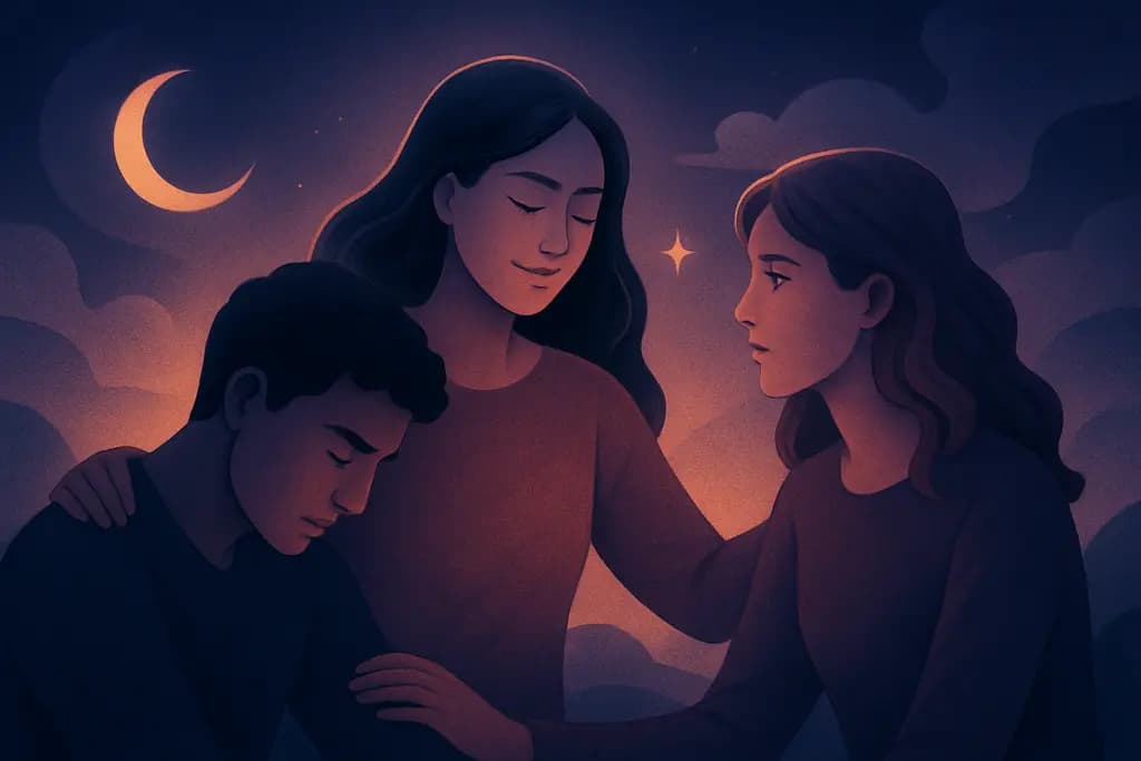 Dream illustration: Friends