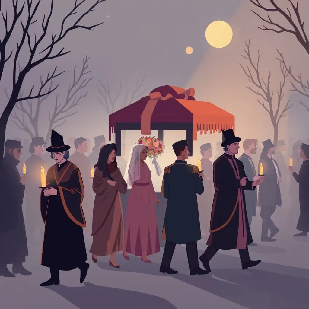 Dream illustration: Funeral Procession