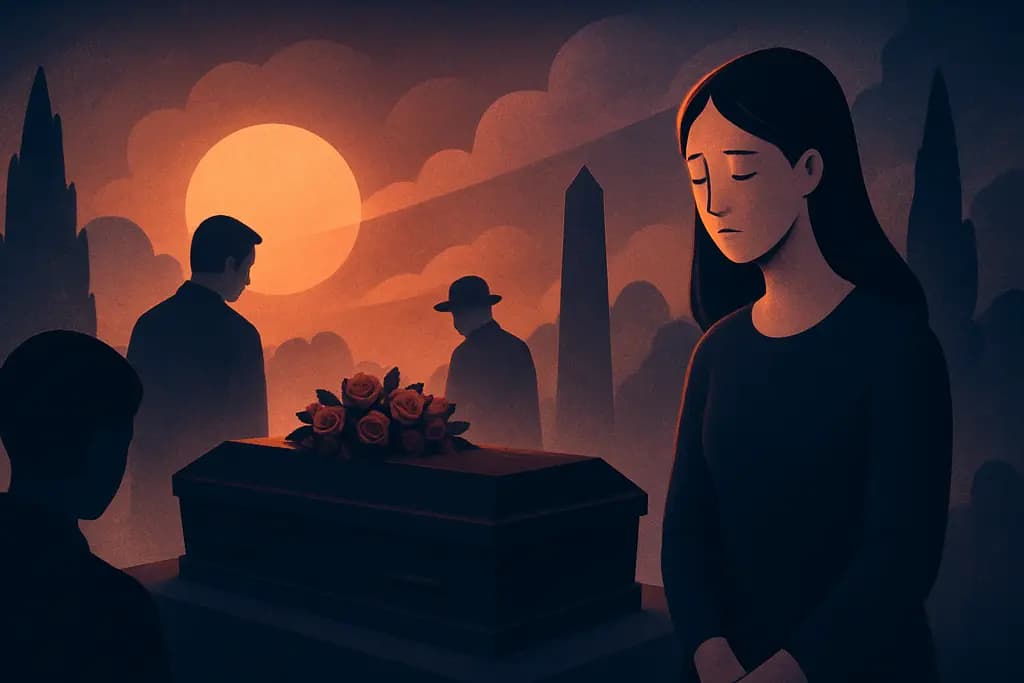 Dream illustration: Funeral