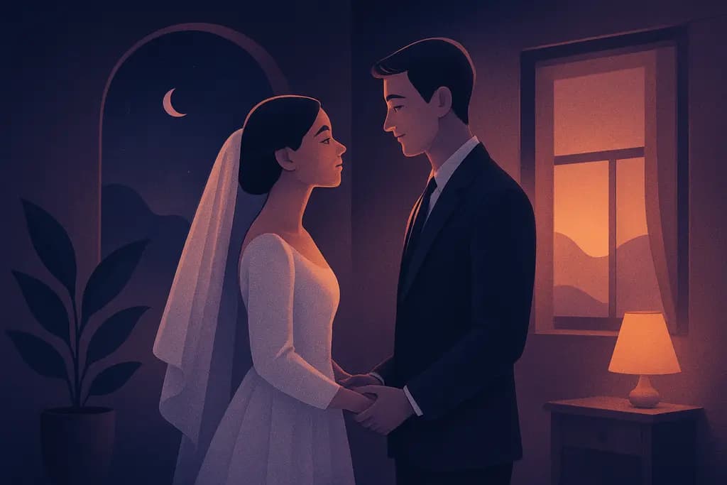 Dream illustration: getting married in my house dream meaning