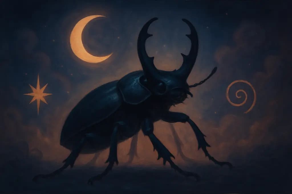 Dream illustration: Giant beetle