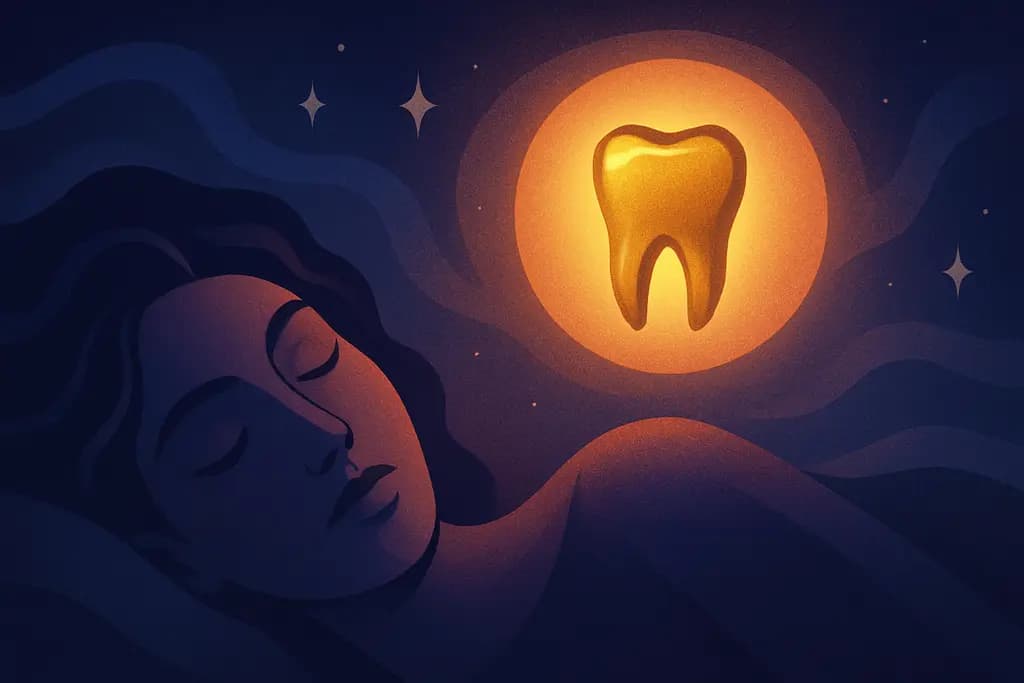 Dream illustration: Golden Teeth