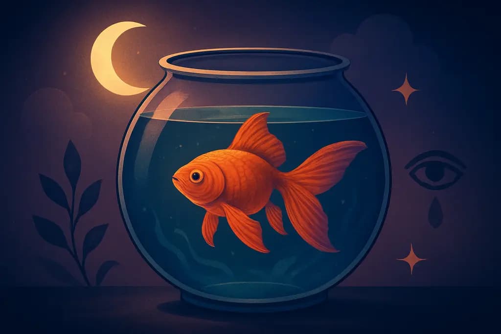 Dream illustration: Goldfish bowl