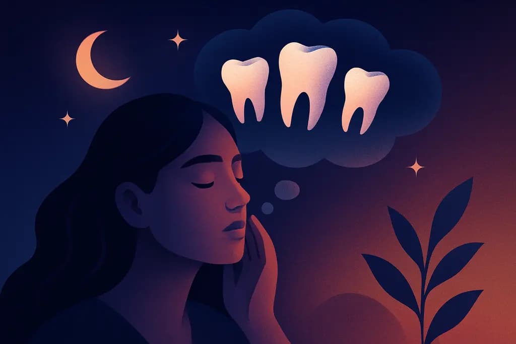 Dream illustration: Growing extra teeth dream