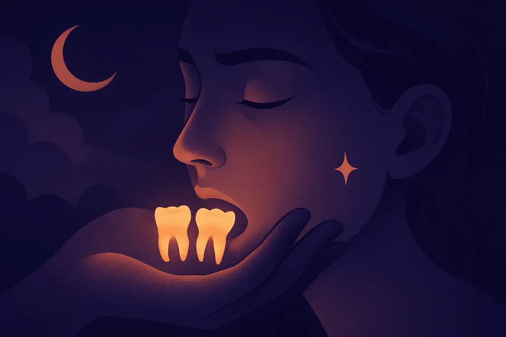 Dream illustration: Growing new teeth or extra teeth