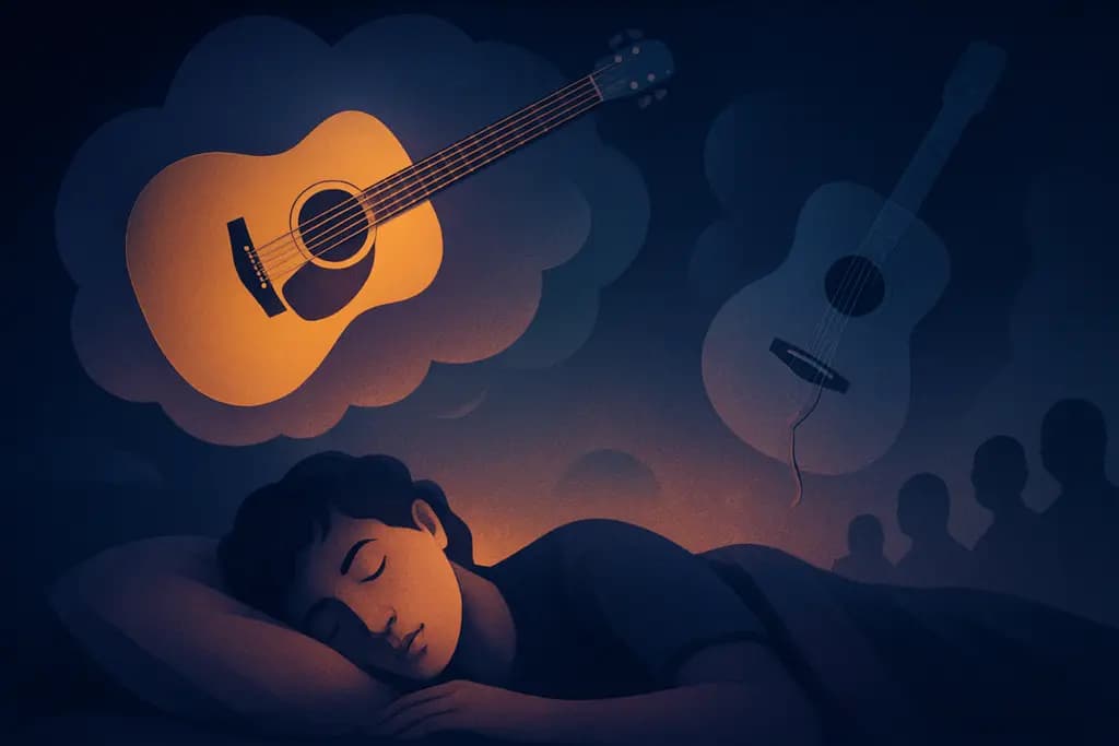 Dream illustration: Guitars