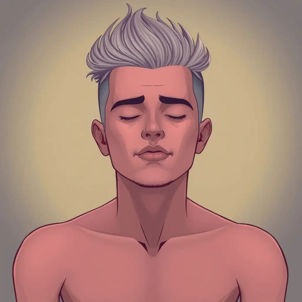 Dream illustration: Hair suddenly shaved off