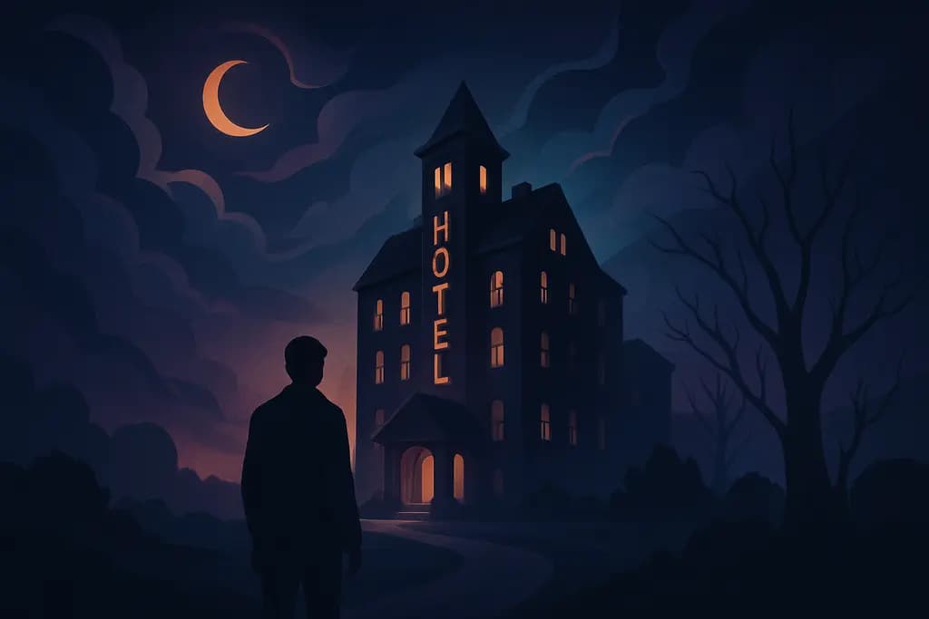 Dream illustration: Haunted Hotel