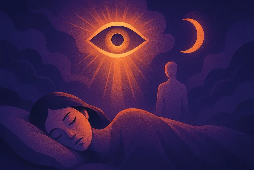 Dream illustration: Having a prophetic or precognitive dream