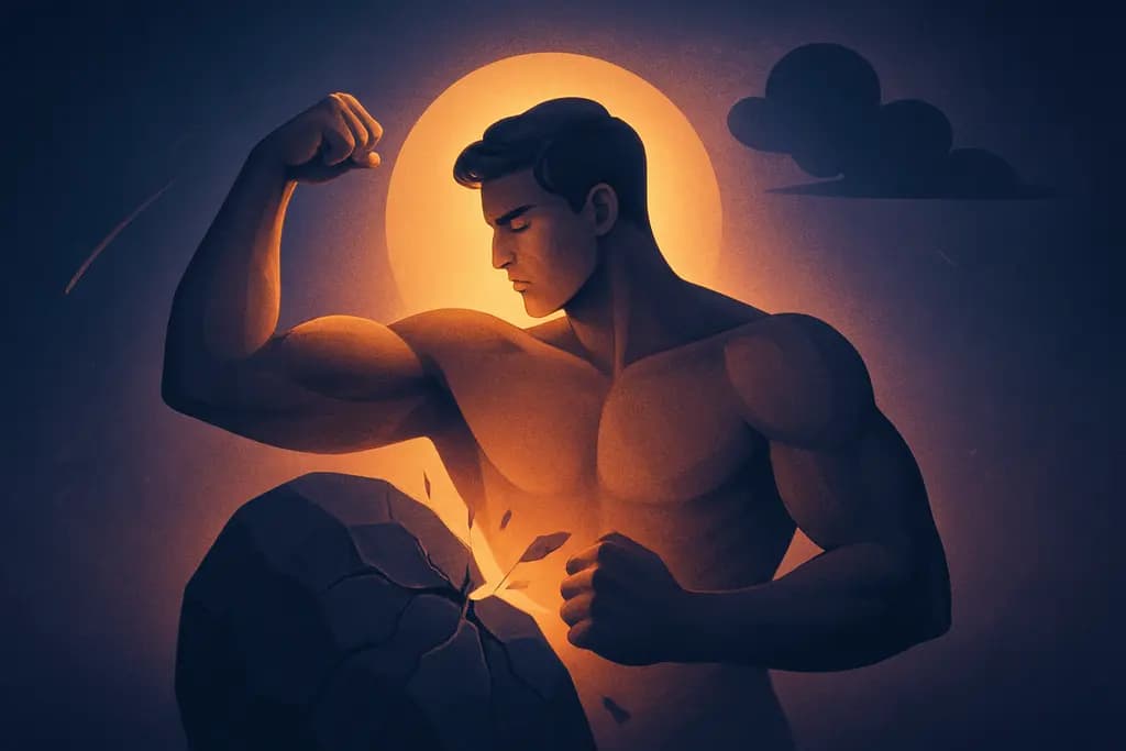 Dream illustration: Having superhuman strength