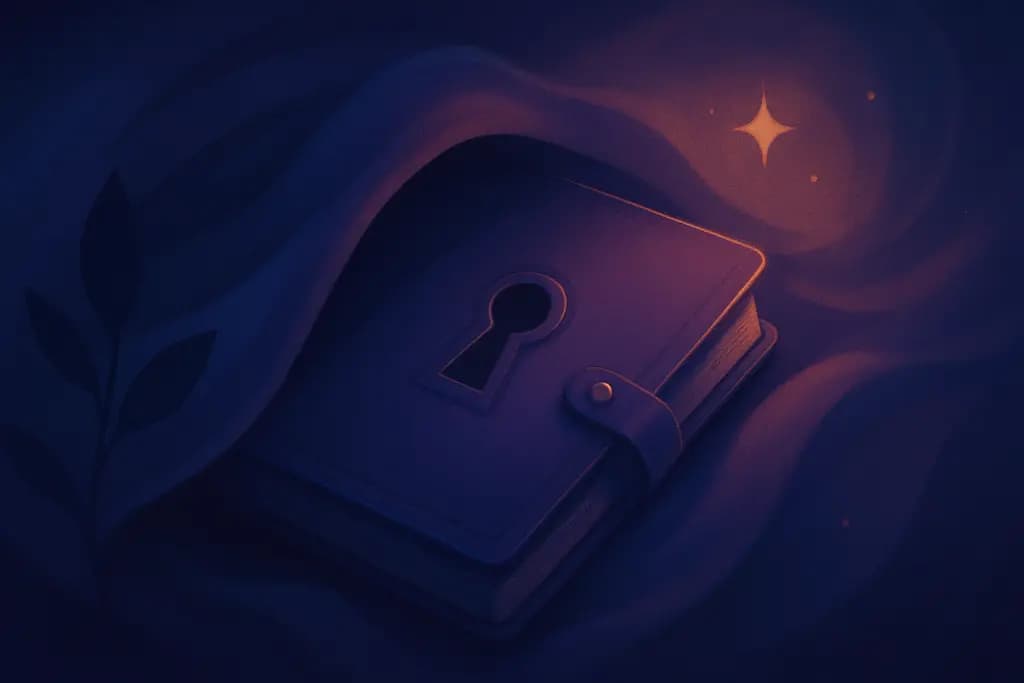 Dream illustration: Hidden diary or journal