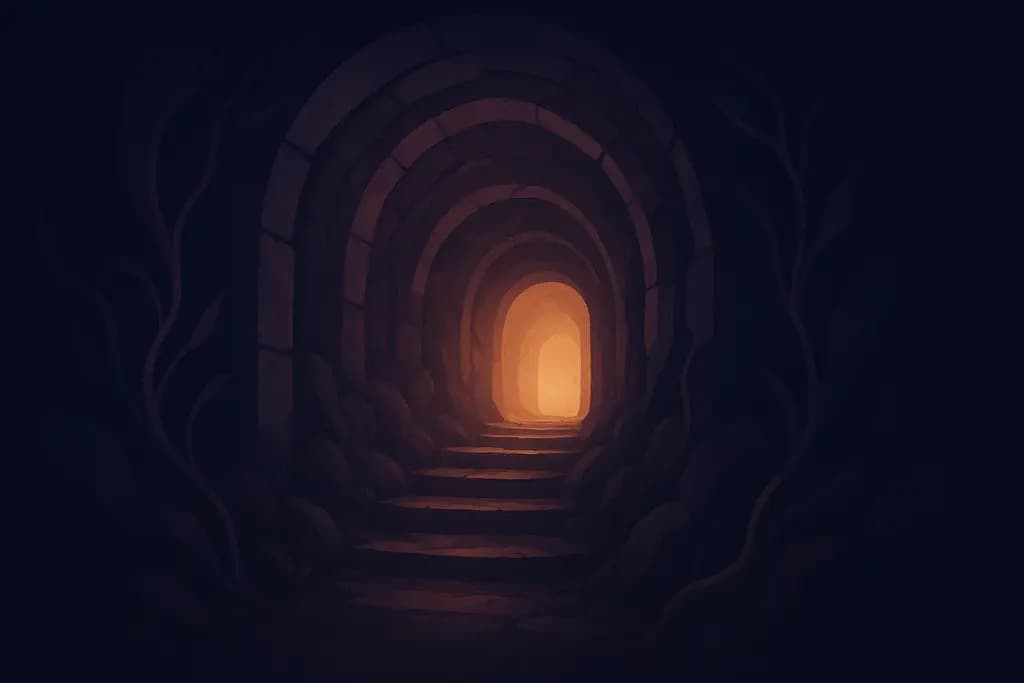 Dream illustration: Hidden underground tunnel
