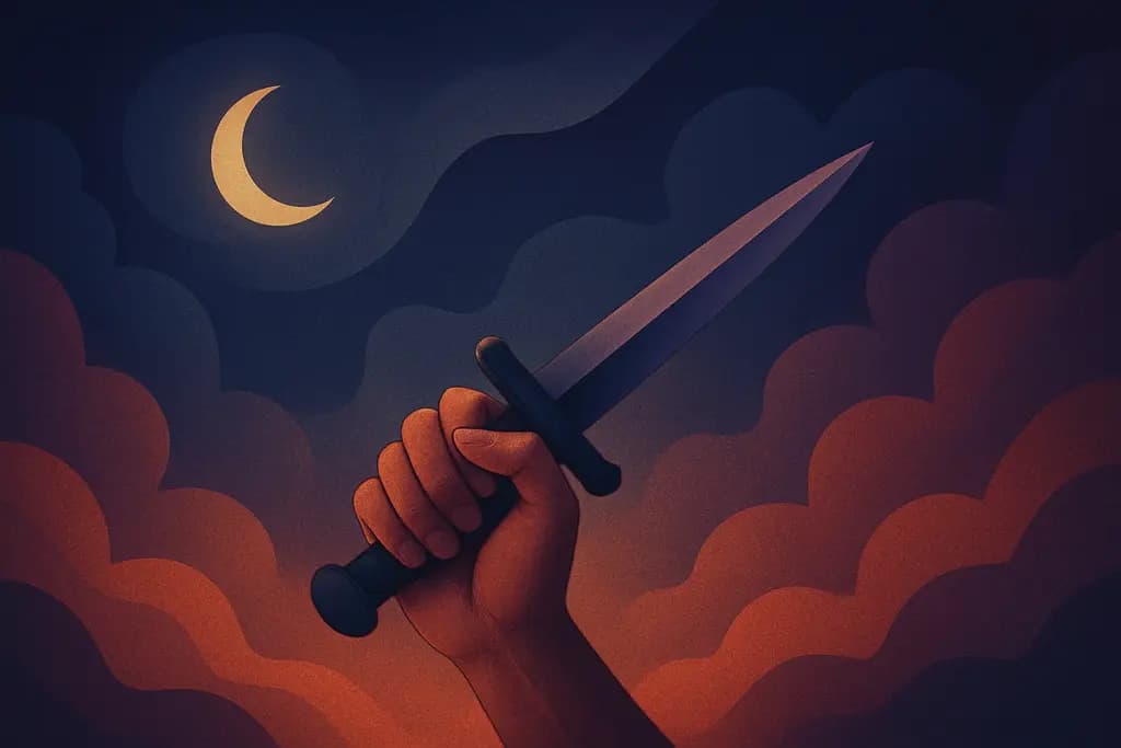 Dream illustration: Holding a Weapon