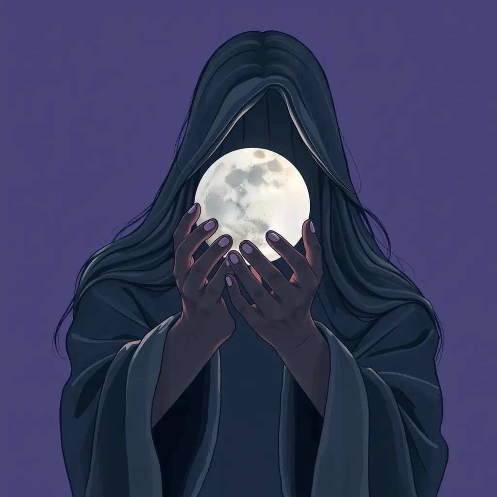 Dream illustration: Holding lunar crystal