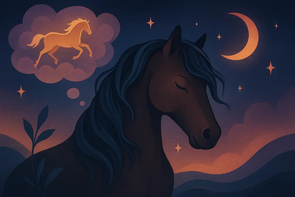 Dream illustration: Horses