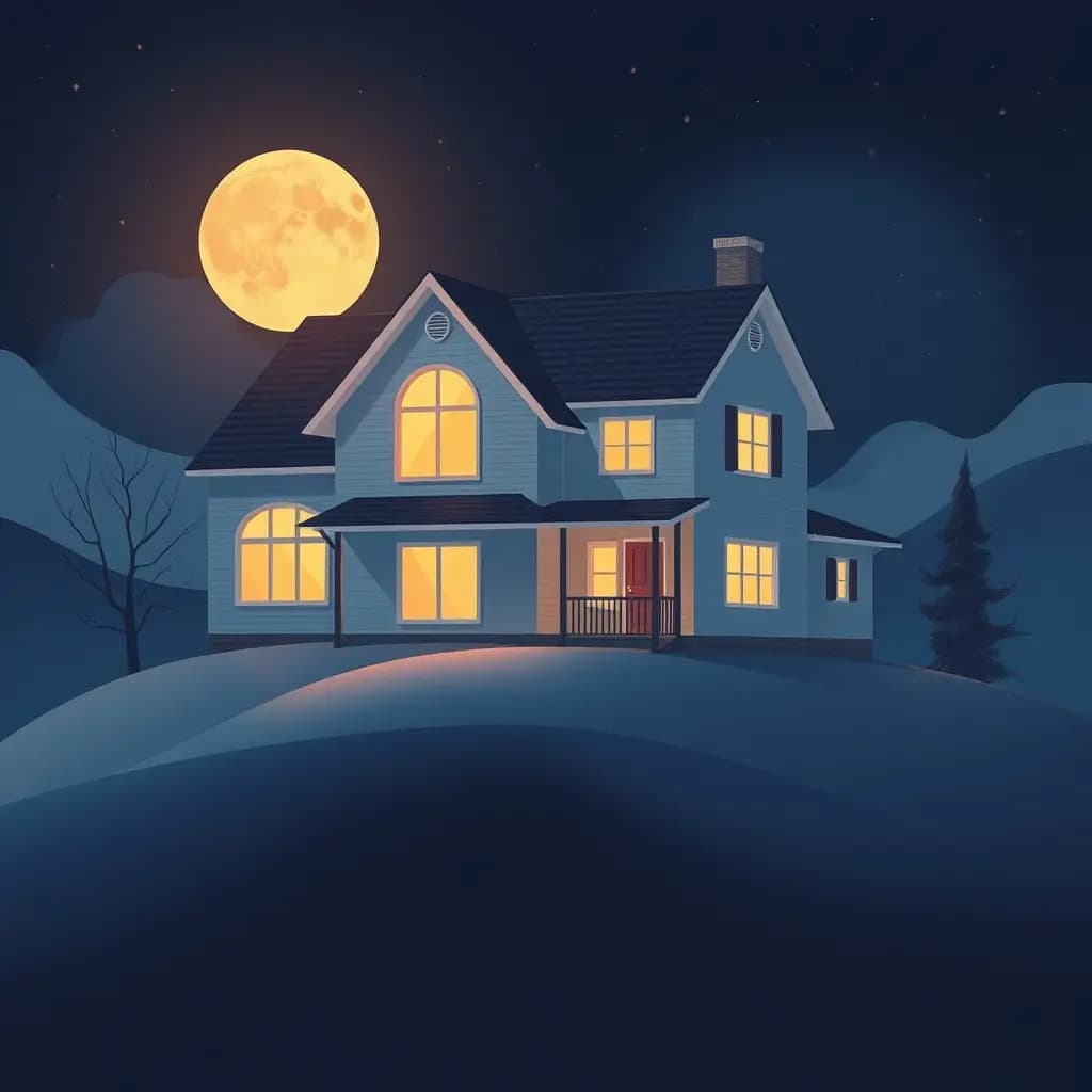Dream illustration: House doubling in size