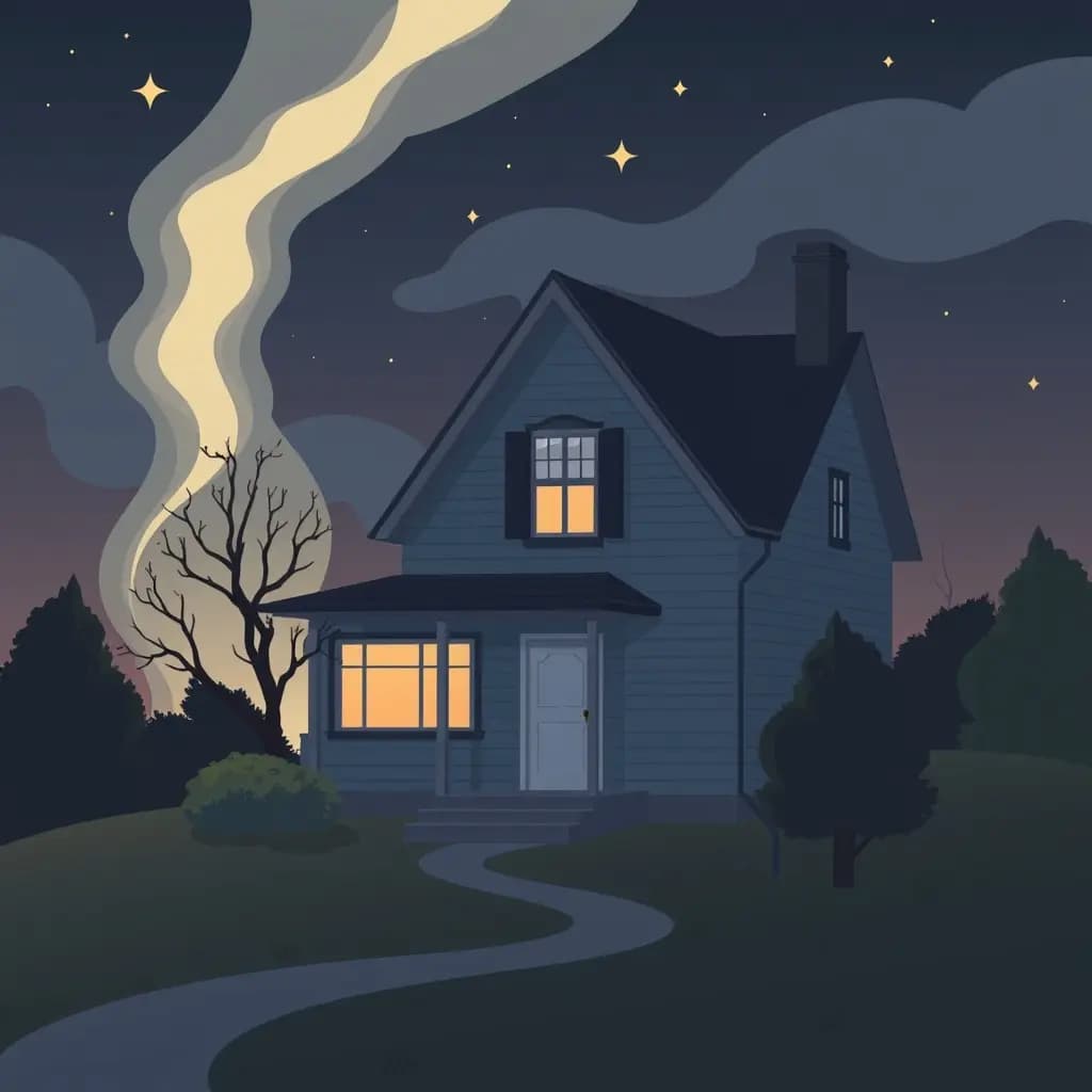 Dream illustration: House number keeps changing