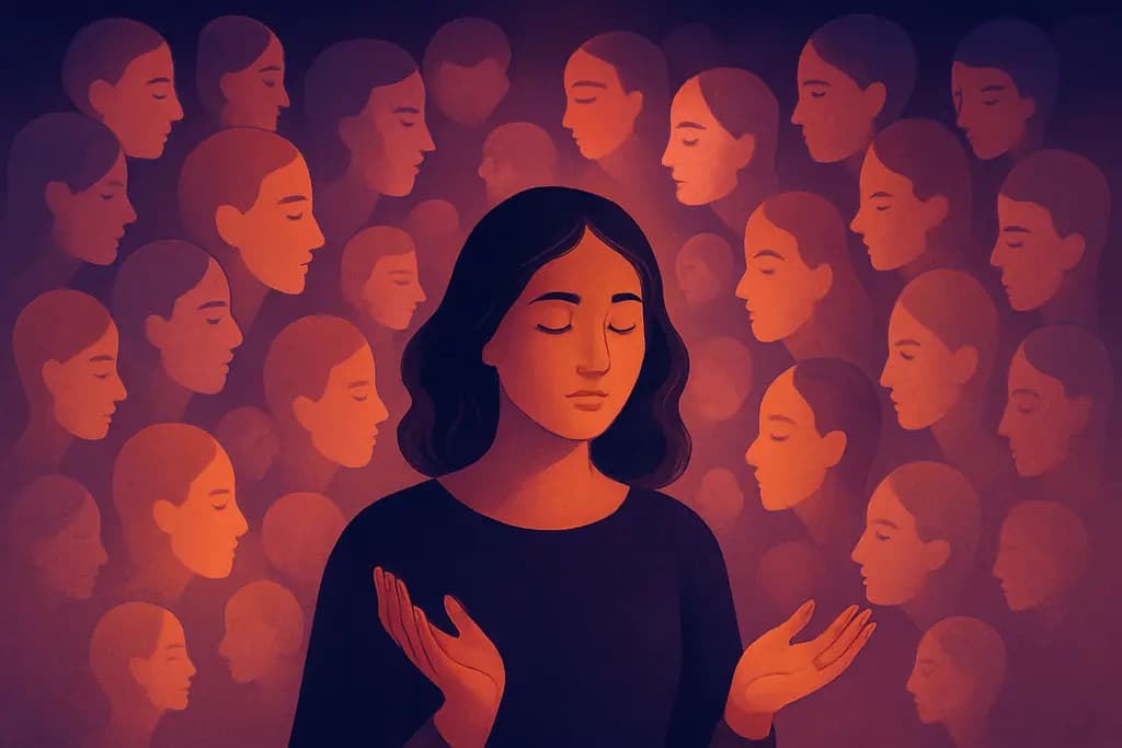 Dream illustration: hundreds of relationships