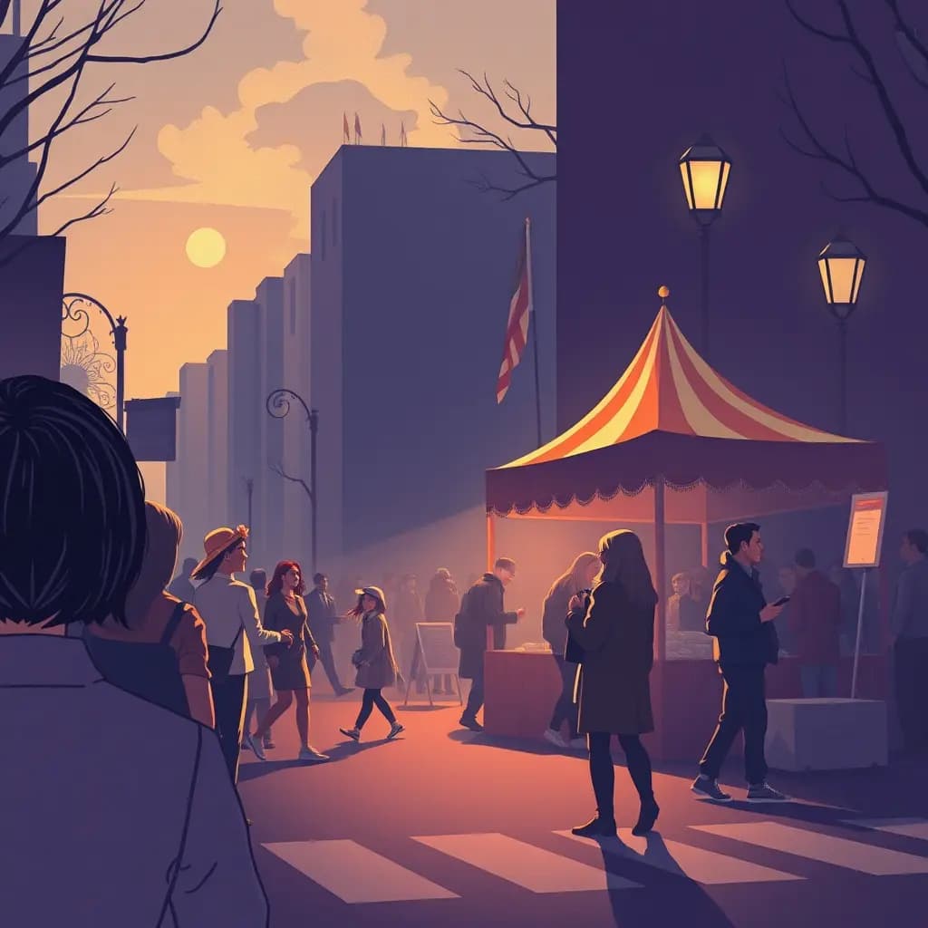 Dream illustration: Ignored at a parade
